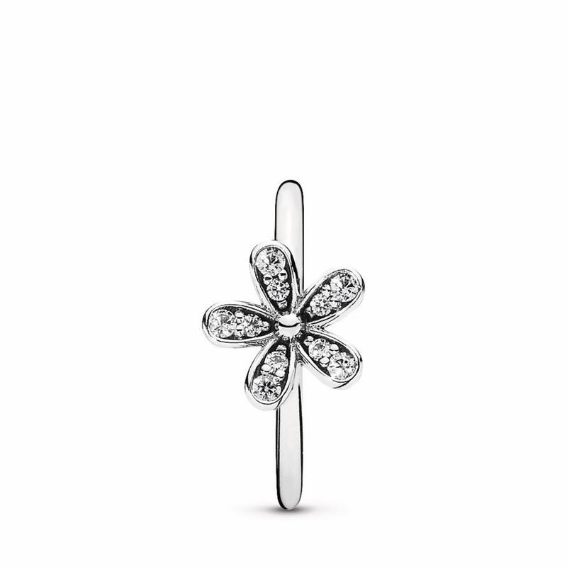 Pandora Dazzling Daisy Stackable Ring NZ Sale, Sterling Silver (547193-UHG)